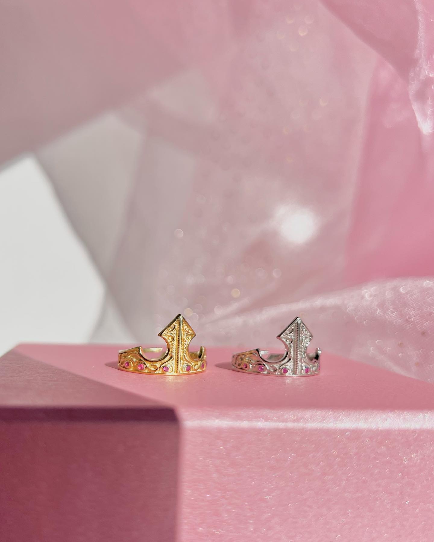 Princess Aurora Sleeping Beauty Crown Ring