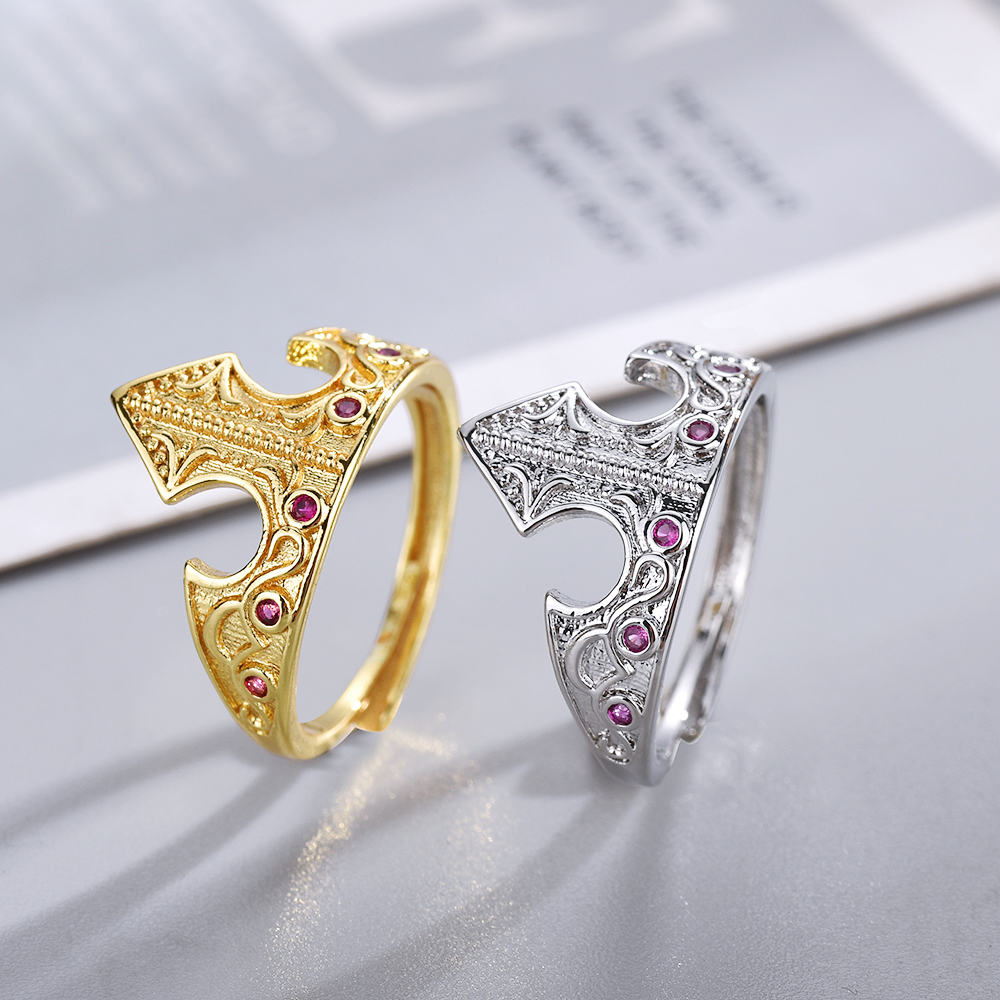 Princess Aurora Sleeping Beauty Crown Ring