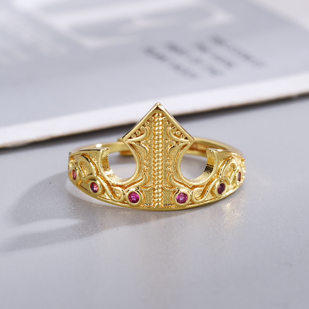 Princess Aurora Sleeping Beauty Crown Ring