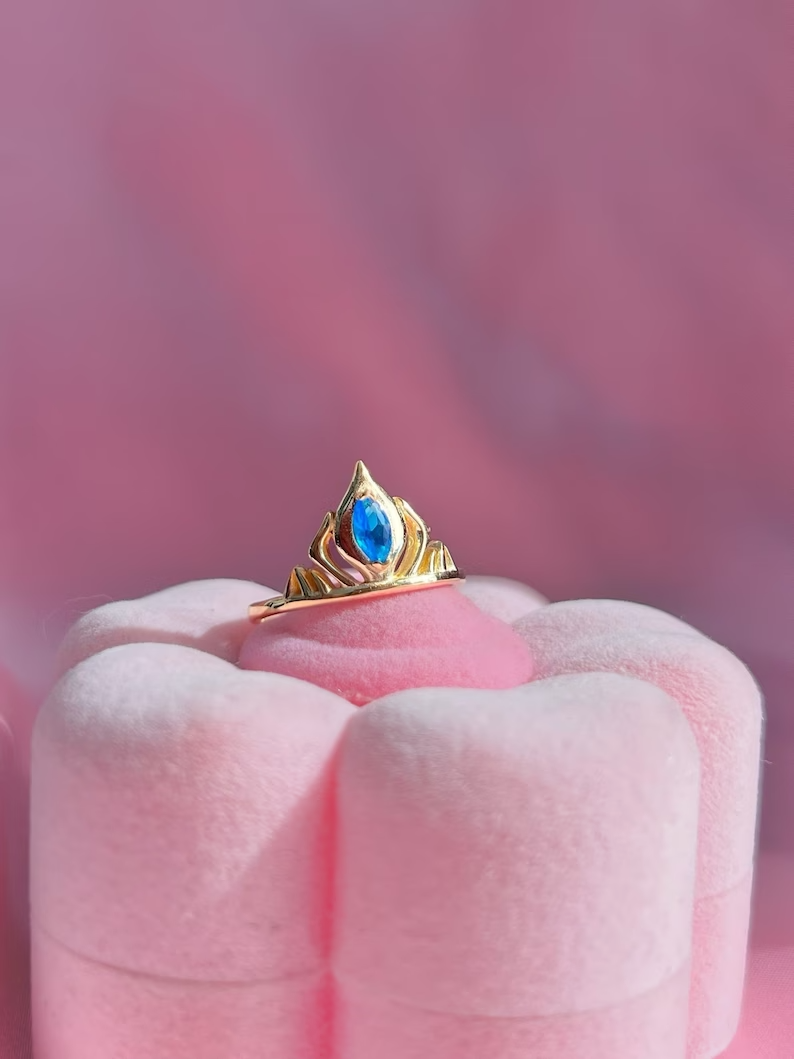 Frozen Princess Elsa Crown Ring