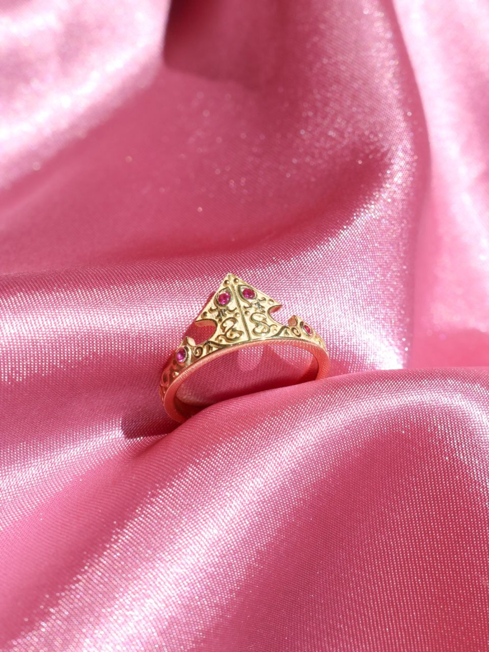 Princess Aurora Sleeping Beauty Crown Ring – Mystical Fairy