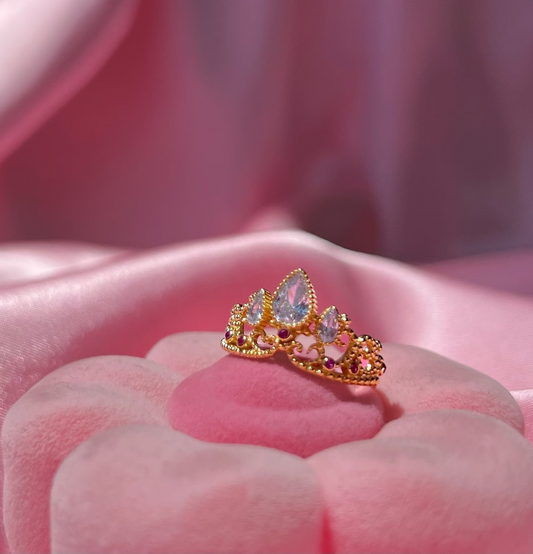 rapunzel crown ring jewelry disney rings