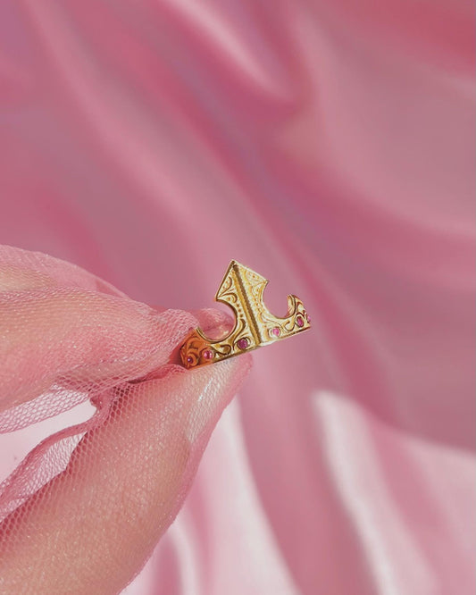Princess Aurora Sleeping Beauty Crown Ring
