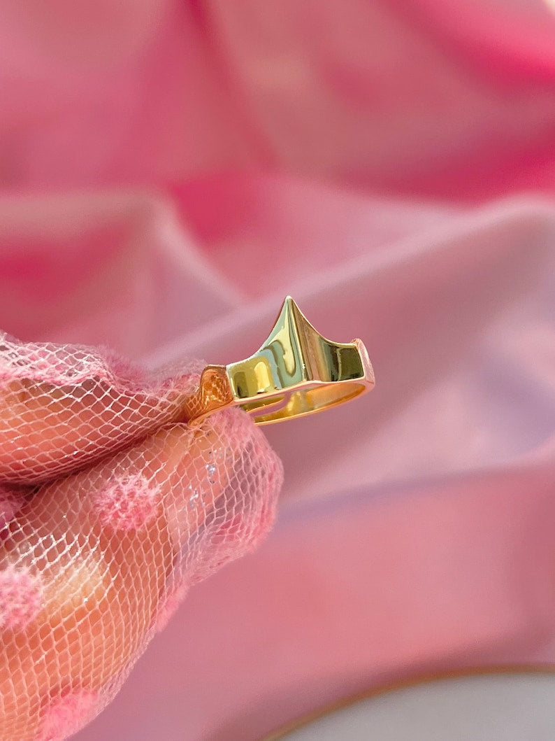 thumbnail image 2 of Dreamtimes Adjustable Mermaid Ring - Stainless Steel Fairy Tale Stackable Ring For Women 2 of 13