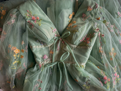 (MADE TO ORDER) Fairycore Green Dress (MADE TO ORDER) Fairycore Green Dress