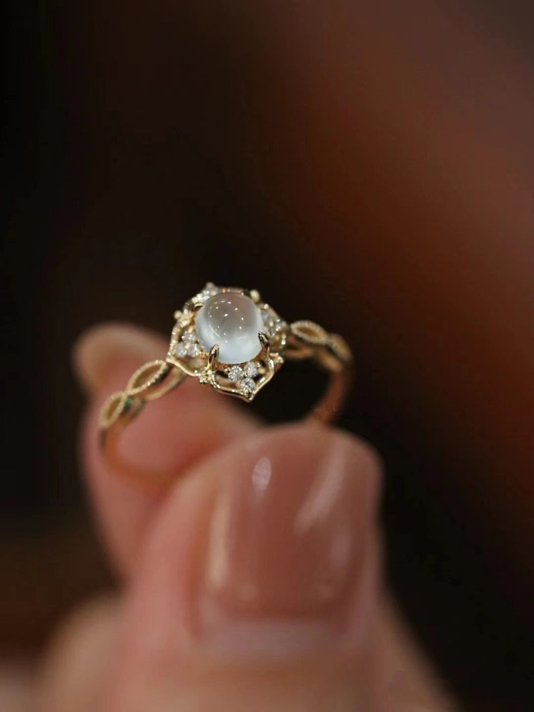 Ophelia Moonstone Ring