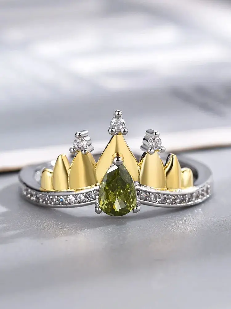 Tiana Princess Crown Ring – Mystical Fairy Jewelry Inspired by