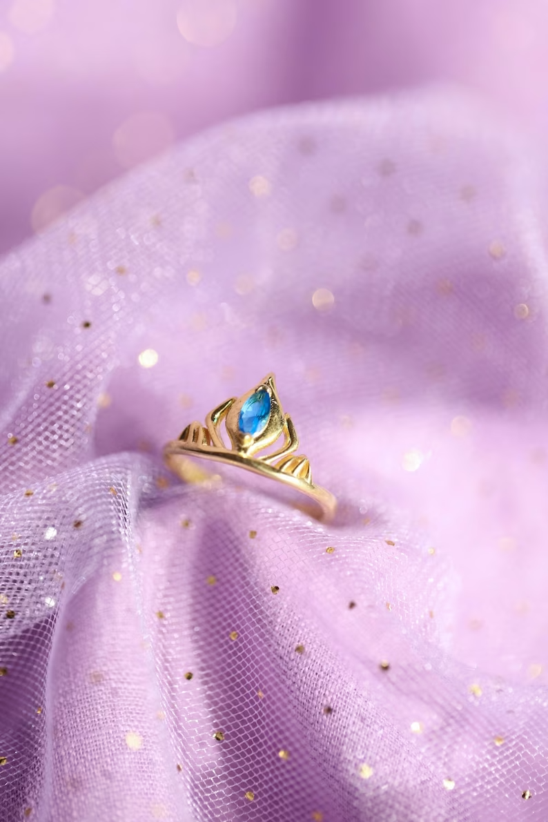 Frozen Princess Elsa Crown Ring