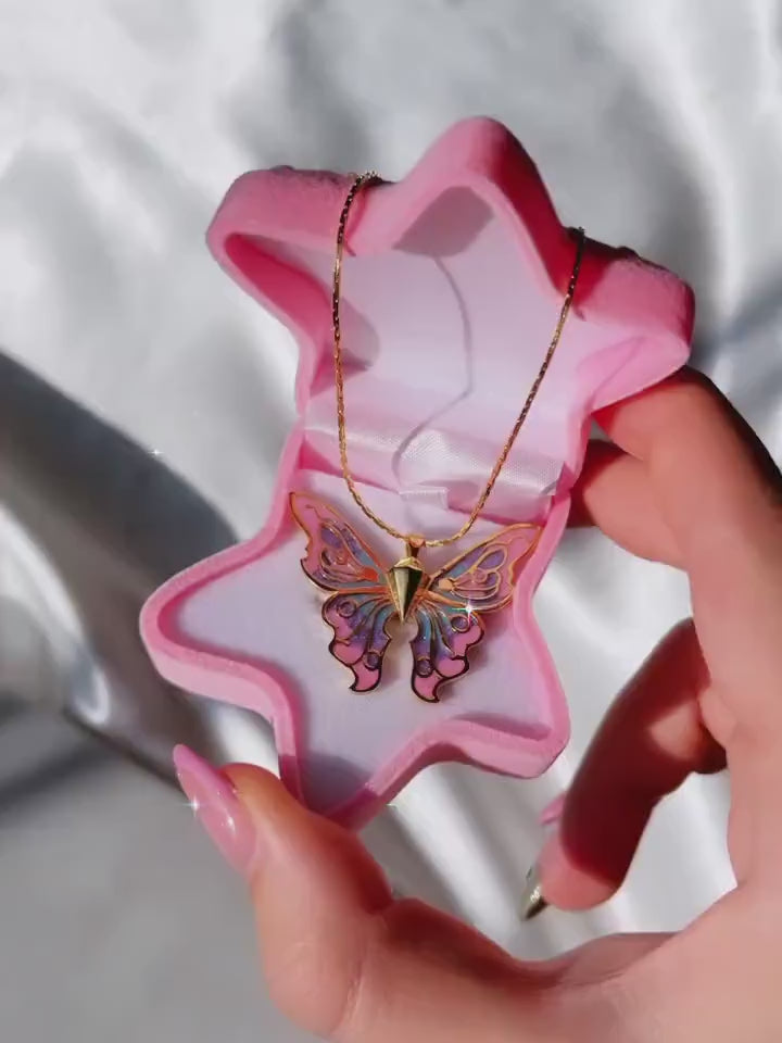 Barbie Fairytopia Mermaidia Princess Elina Butterfly Mariposa Pearl Necklace