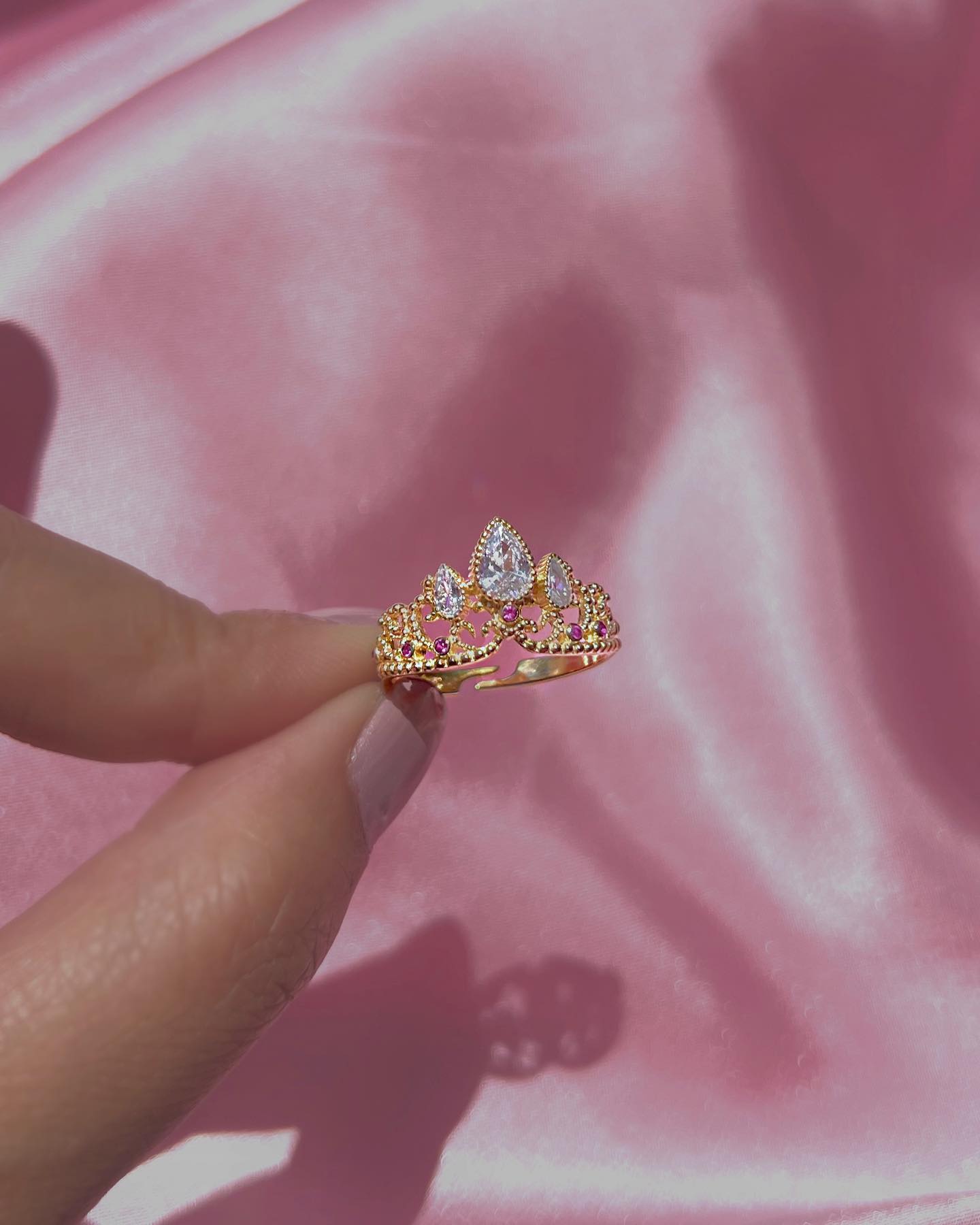 Rapunzel Tangled Crown Tiara Ring – Mystical Fairy - Jewelry Inspired ...