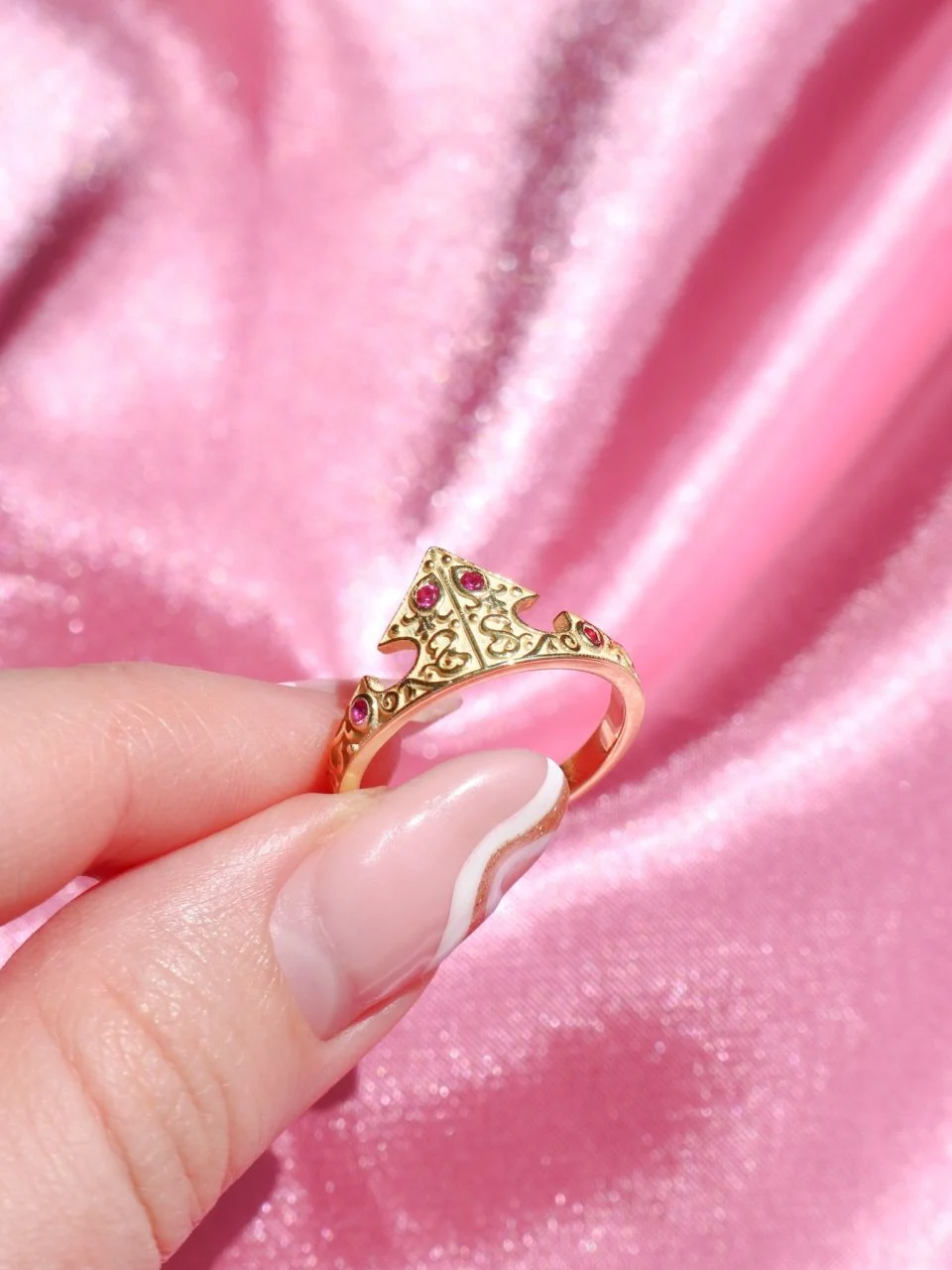 Sleeping Beauty Aurora Crown Ring